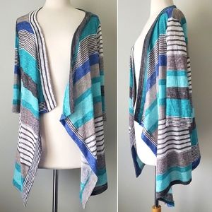 Flamingo Urban Draped Open Cardigan